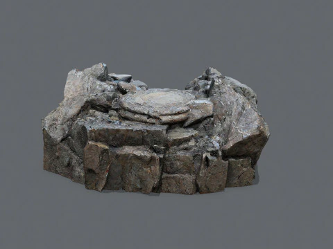Old stairs 3D Model