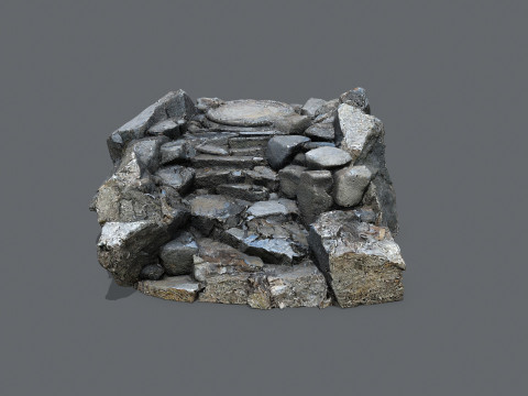 Old stairs Modelo 3D