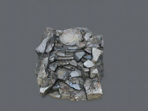 Old stairs 3D Model