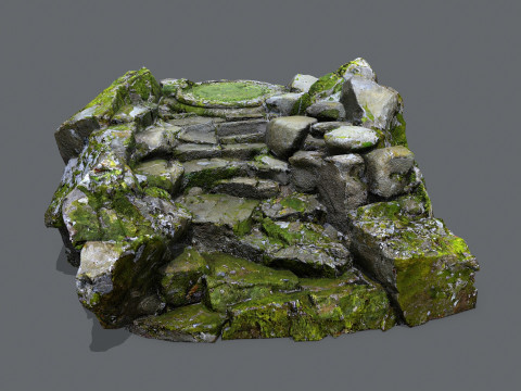 Old stairs Modelo 3D