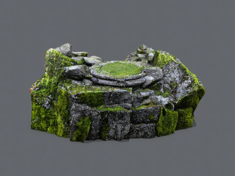 Old stairs 3D Model