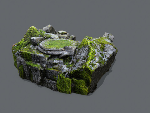 Old stairs 3D मॉडल