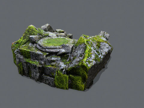 Old stairs 3D Model