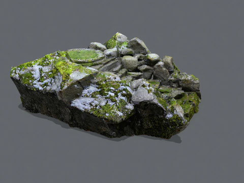 Old stairs 3D Model