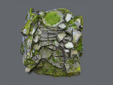 Old stairs 3D मॉडल
