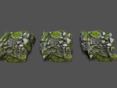 Old stairs 3D Model