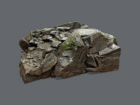 Old temple 3Dモデル