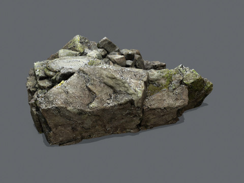 Old temple 3Dモデル