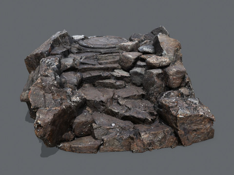 Old temple Modelo 3D