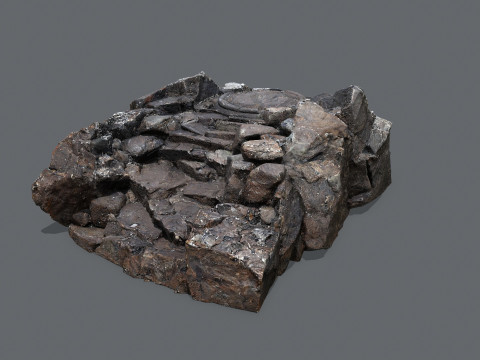 Old temple 3Dモデル