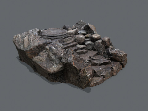 Old temple 3Dモデル