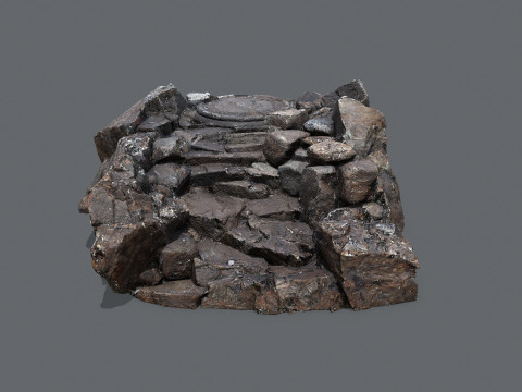Old temple 3Dモデル