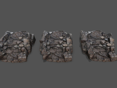 Old temple 3Dモデル