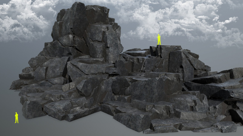 Rocks Modello 3D .c4d .max .obj .3ds .fbx .stl .blend
