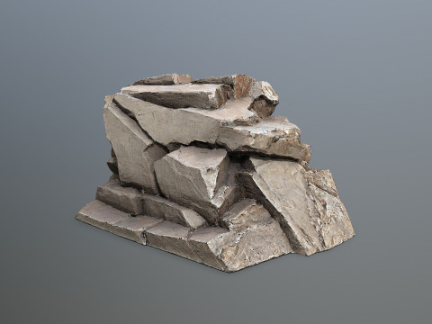 Desert rocks 3Dモデル