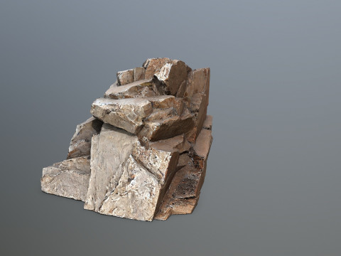 Desert rocks 3Dモデル