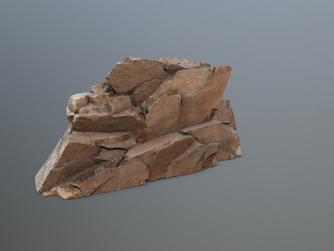 Desert rocks 3Dモデル