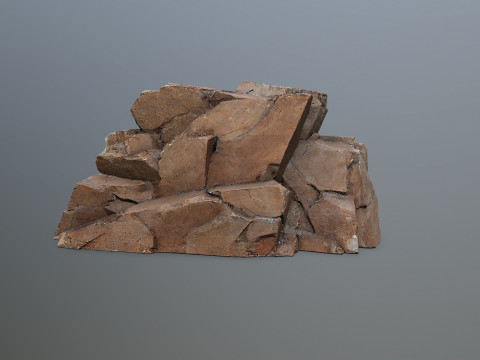 Desert rocks 3Dモデル
