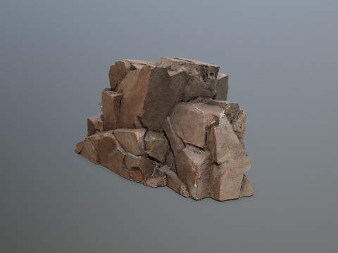 Desert rocks 3Dモデル
