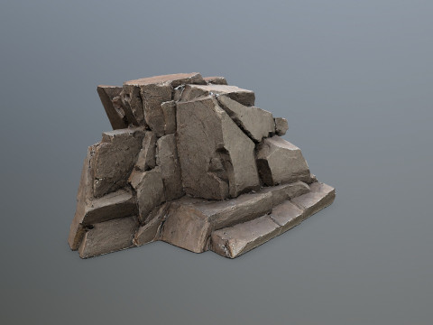 Desert rocks 3Dモデル