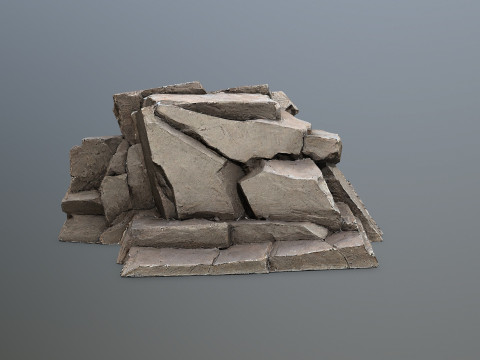 Desert rocks 3Dモデル