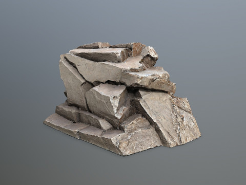 Desert rocks 3Dモデル