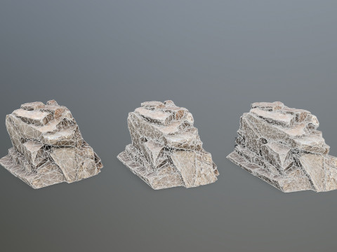 Desert rocks 3Dモデル