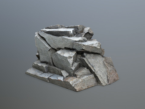 Cliff rocks Modello 3D