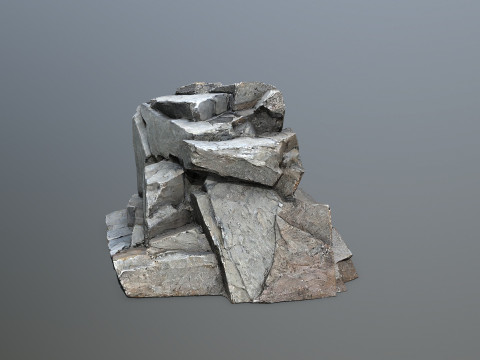 Cliff rocks Modello 3D