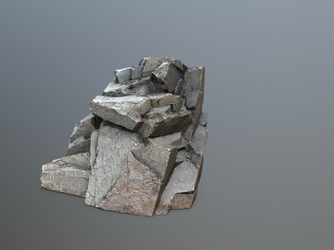 Cliff rocks Modello 3D