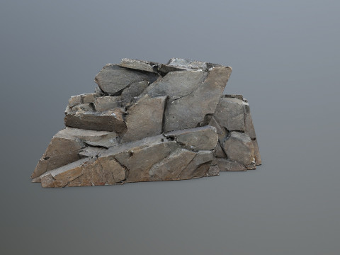 Cliff rocks Modello 3D