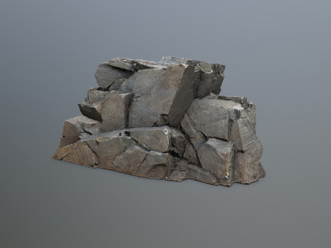 Cliff rocks Modello 3D