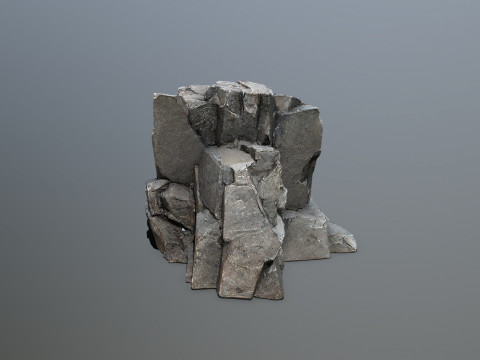 Cliff rocks Modello 3D