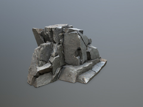 Cliff rocks Modello 3D