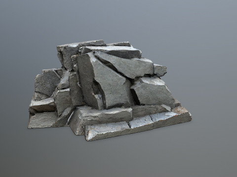 Cliff rocks Modello 3D