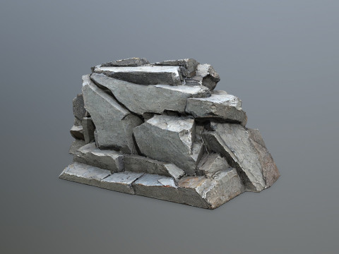 Cliff rocks Modello 3D