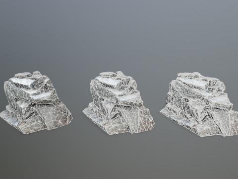 Cliff rocks Modello 3D