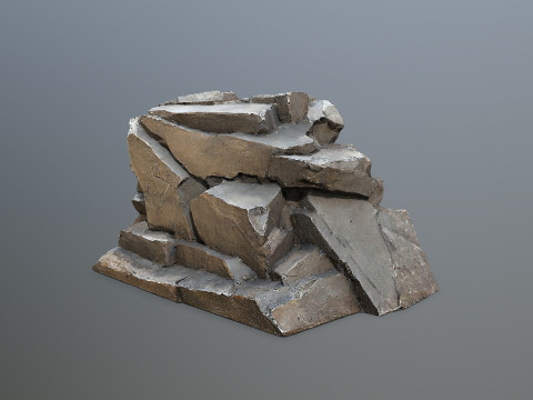 Desert rocks 3D-Modell