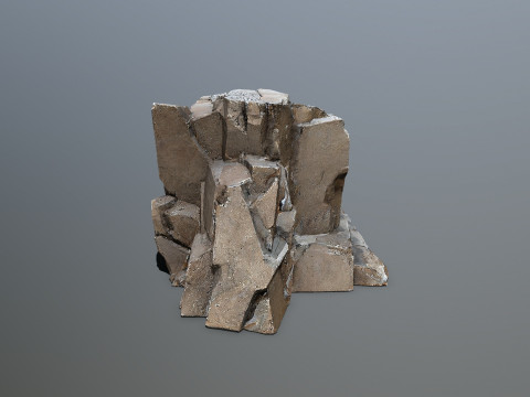 Desert rocks 3D-Modell