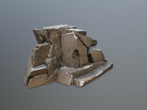Desert rocks 3D-Modell
