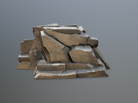 Desert rocks 3D-Modell