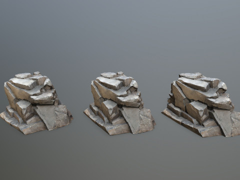 Desert rocks 3D-Modell