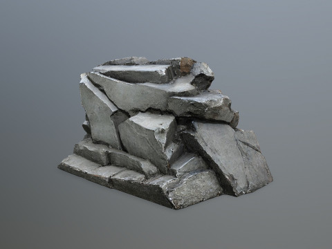Cliff rocks 3D Модель