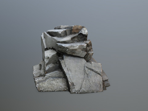 Cliff rocks 3D Модель