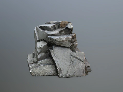 Rocas del acantilado Modelo 3D