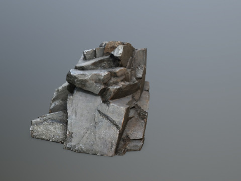 Cliff rocks 3D Модель
