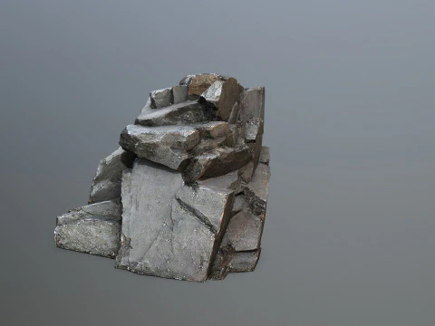 Rocas del acantilado Modelo 3D