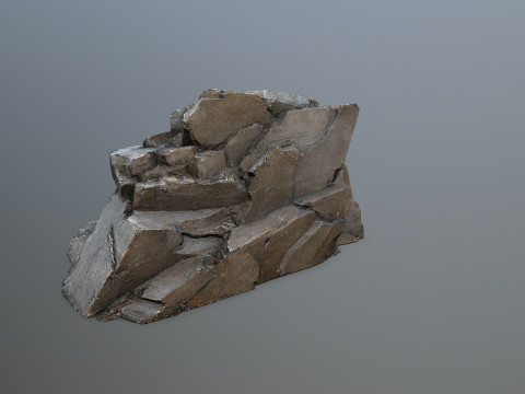 Cliff rocks 3D Модель