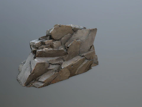 Rocas del acantilado Modelo 3D