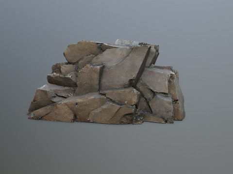 Cliff rocks 3D Модель